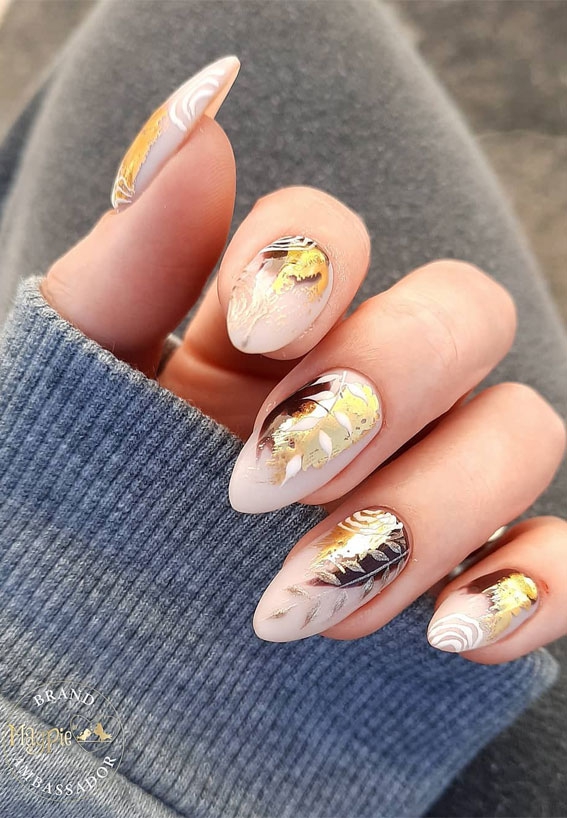 Most Beautiful Nail Designs You Will Love To Wear In Leaf