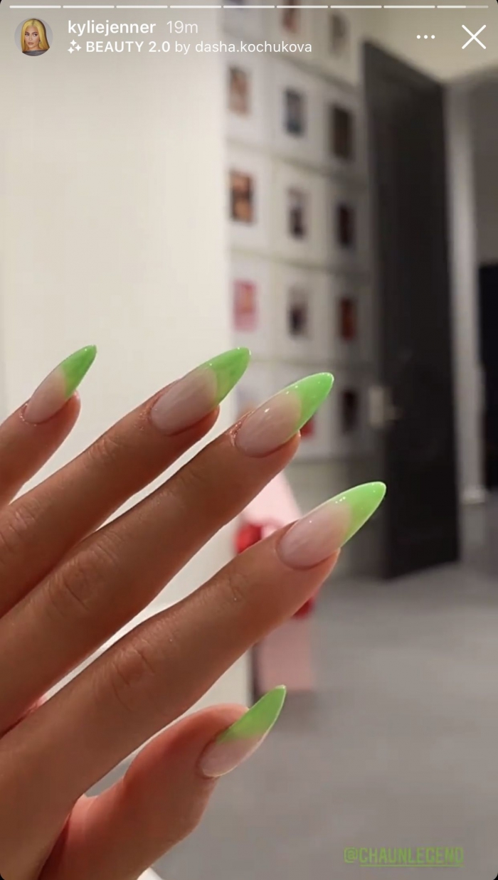 Kylie Jenner French Nails Design