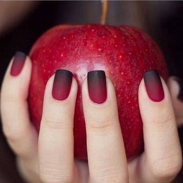Stylish Red And Black Nail Designs
