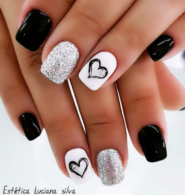 Extraordinary Black White Nail Designs Ideas Just For You