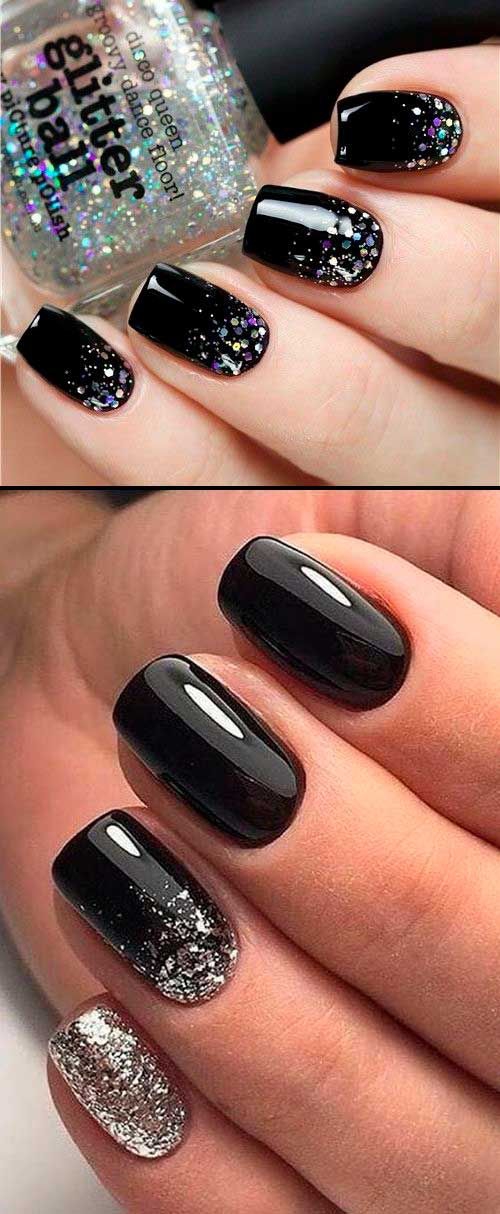 The Most Beautiful Black Winter Nails Ideas