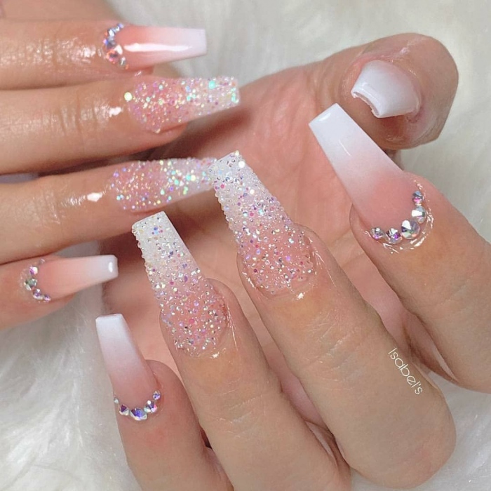 Glitter Nails Follow Nailsviibes By Isabelsnails