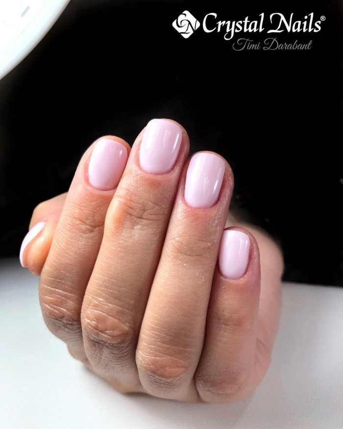 Crystal Nails Milky White