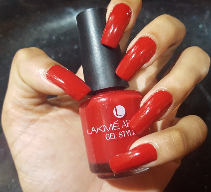 Lakme Red Nails Polish