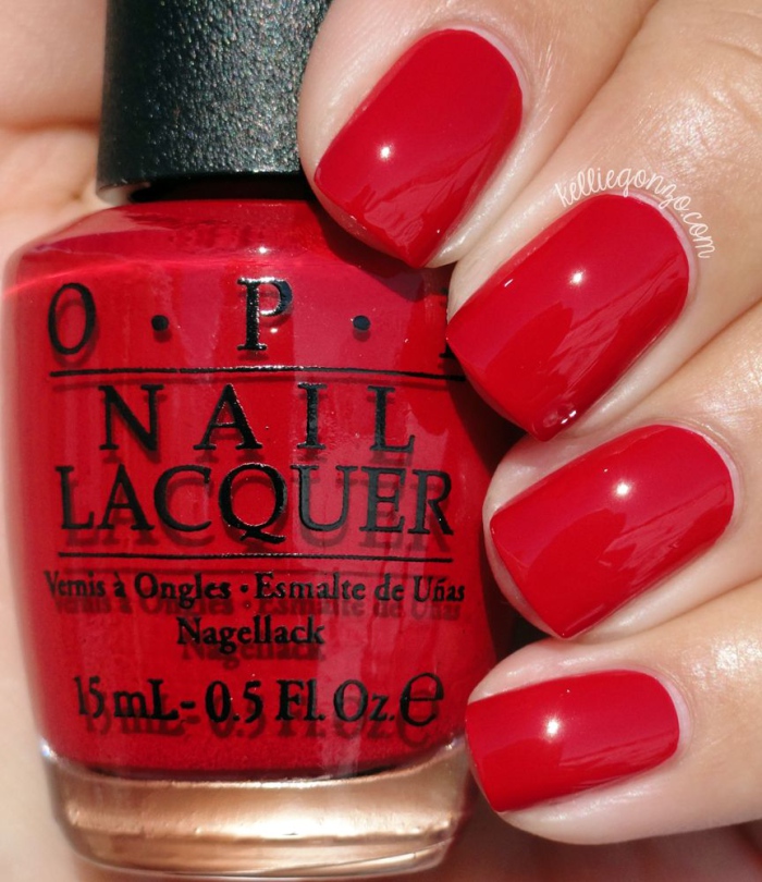 Opi Red Nails Polish