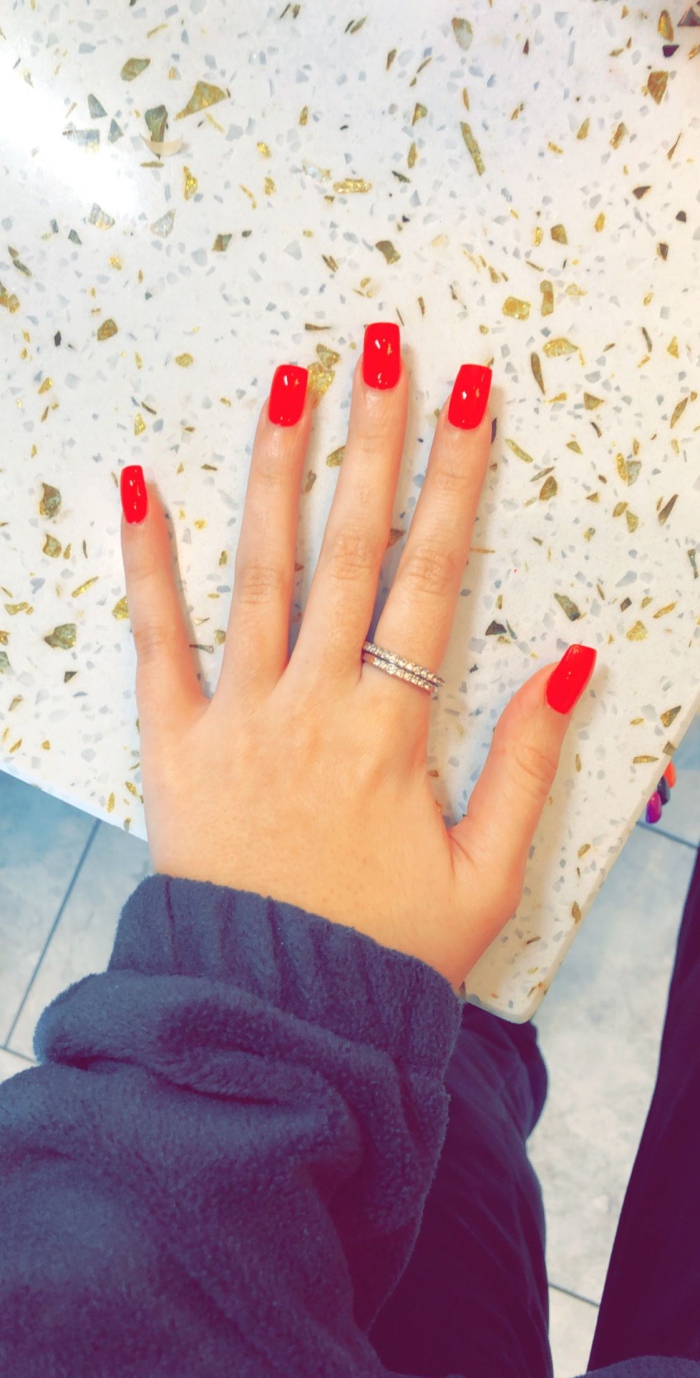 Big Red Nails