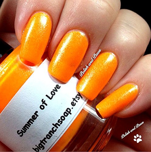 Amazoncom Neon Orange Nail Polish