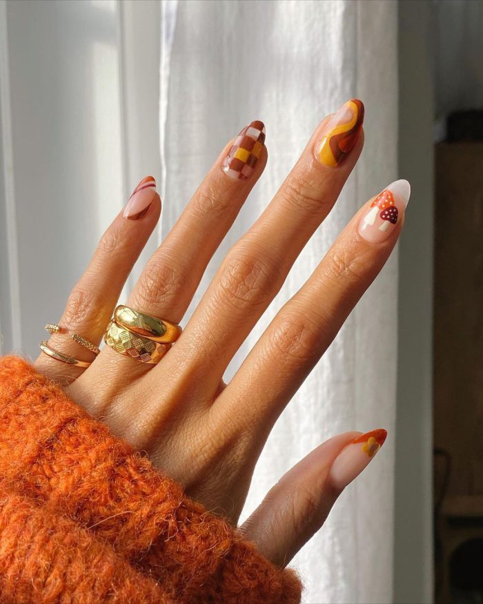 Best Thanksgiving Nails That Arent Cheesy