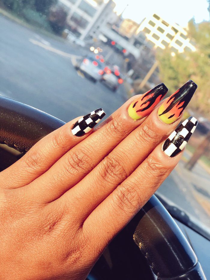 Flame Nails