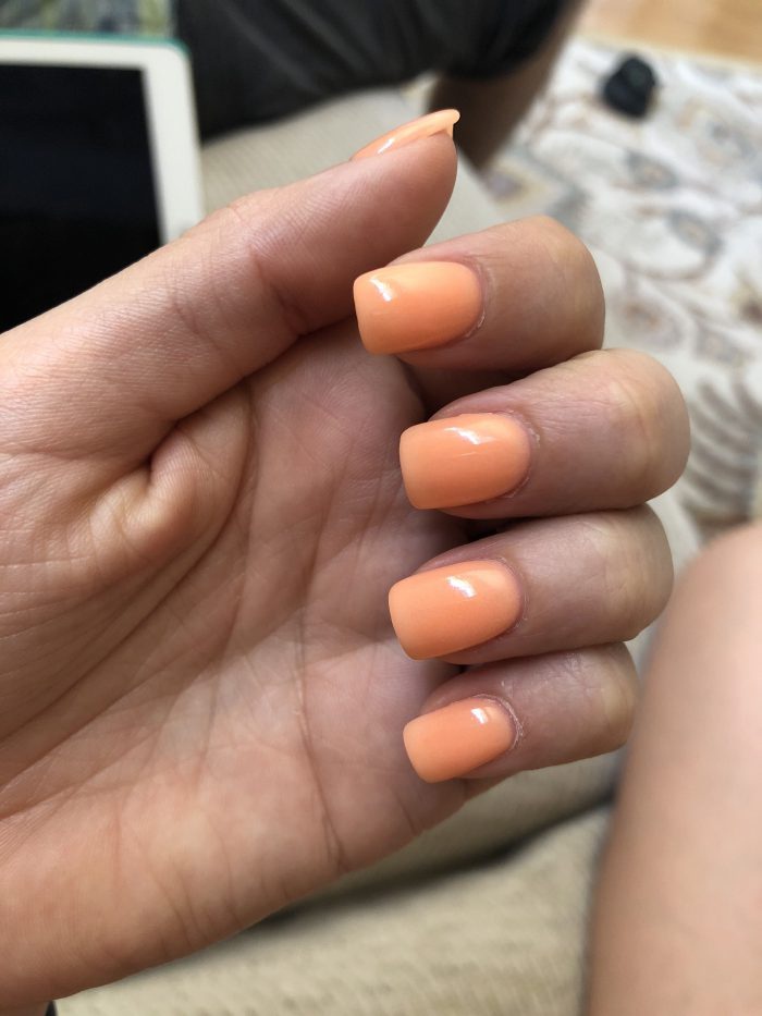 Love This Light Orange Color Summernails Nexgen Manicure