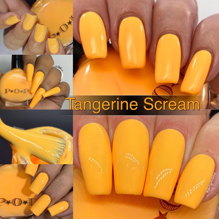 Pop Tangerine Scream The Creme Collection Neon Pastel Cream