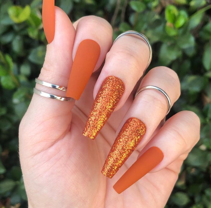 Stunning Burnt Orange Nails To Get You Ready For Fall