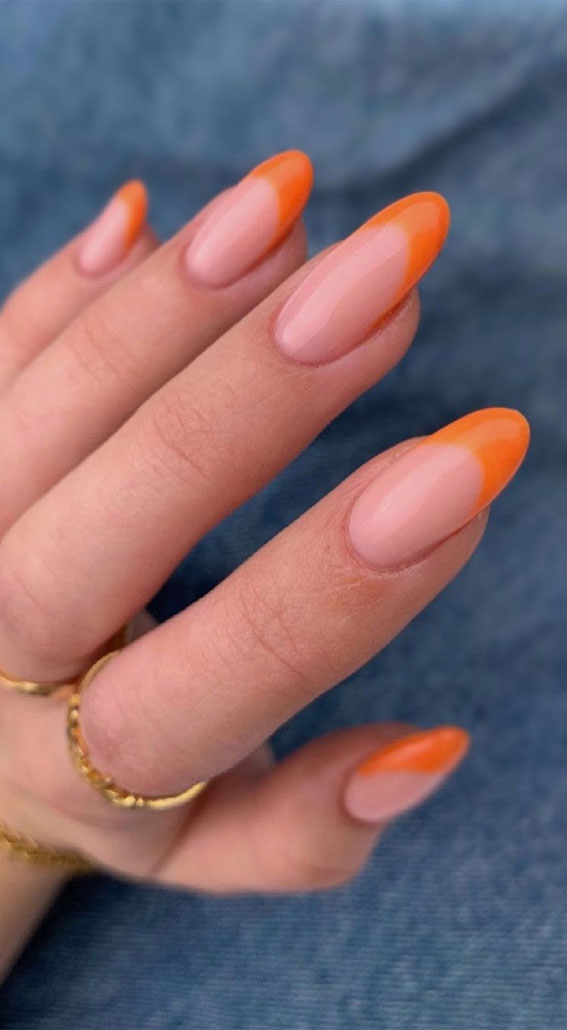 Summer Nail Designs Youll Probably Want To Wear Orange French