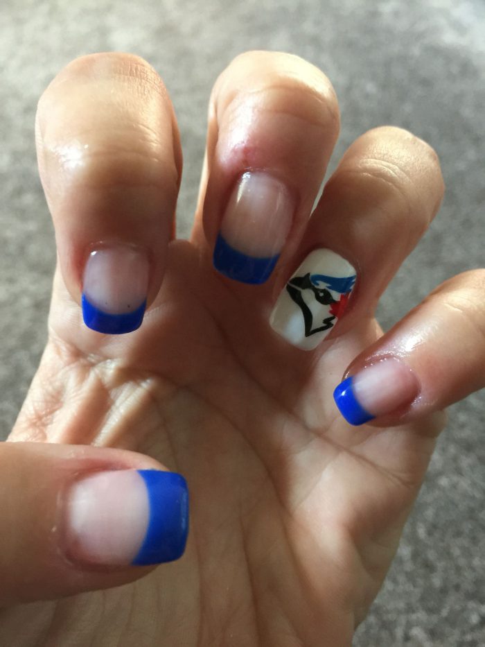 Blue Jays Nails