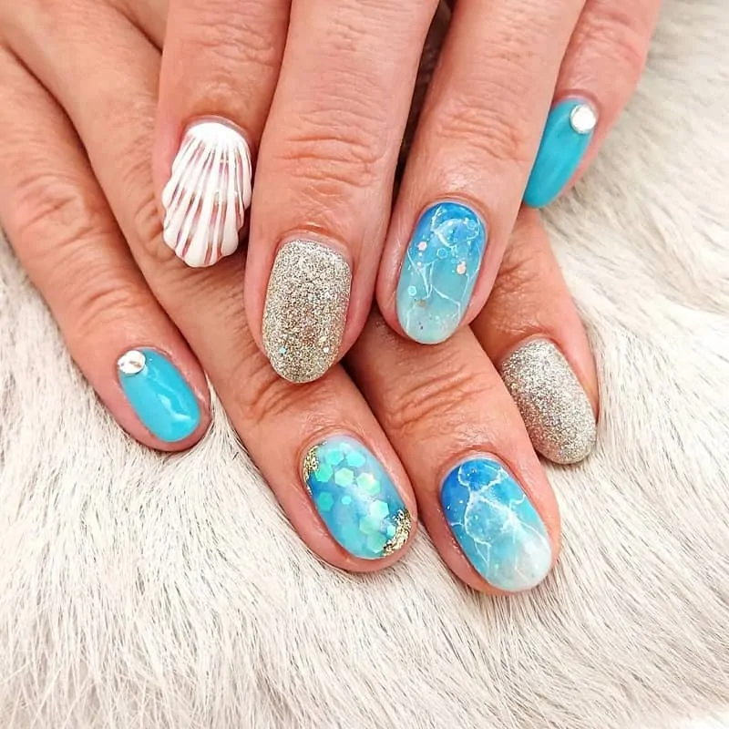 Breezy Beach Nail Designs To Try This Summer