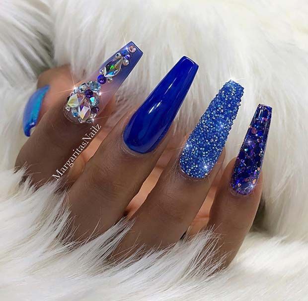 Chic Blue Nail Designs You Will Want To Try Asap
