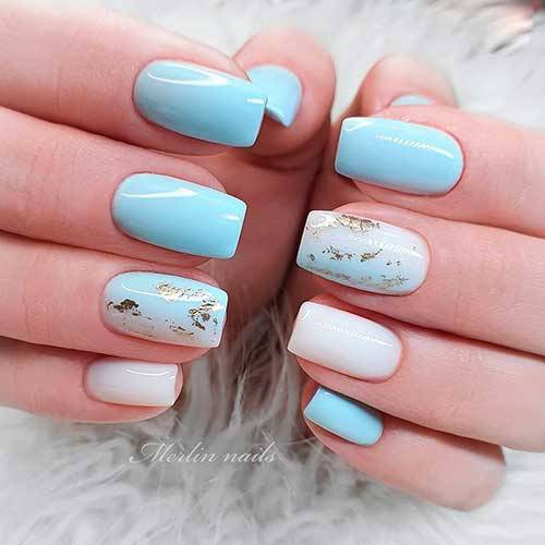 Cute Manicure The Cutest Light Blue Nails To Try In
