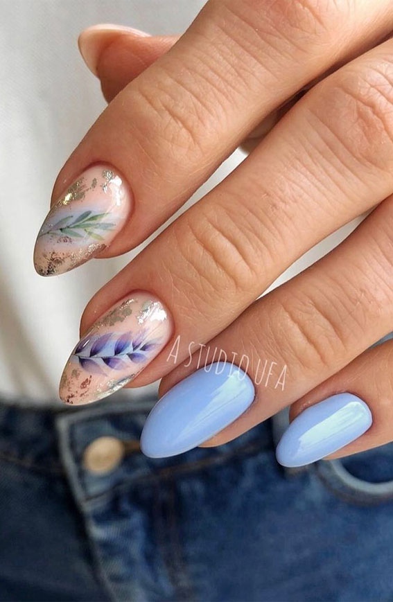 Cute Spring Nails That Will Never Go Out Of Style Baby Blue And