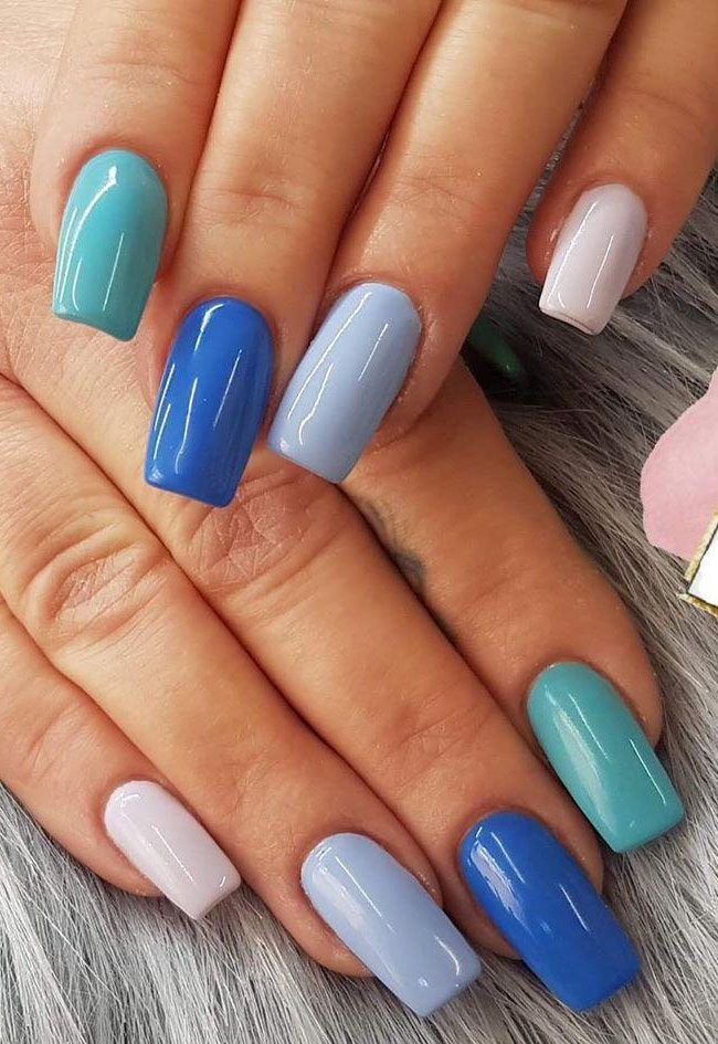 Elegant Multicolor Nails For Spring You Will Love