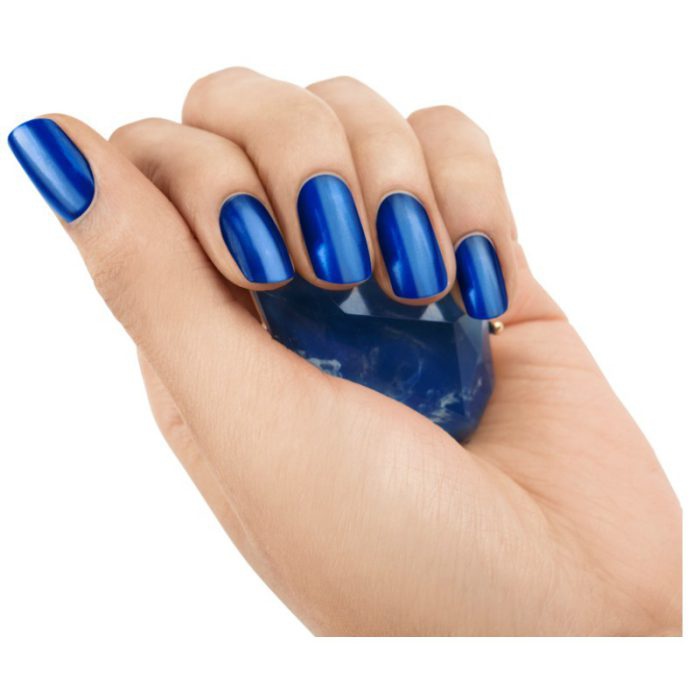 Blue Essie Aruba Nails
