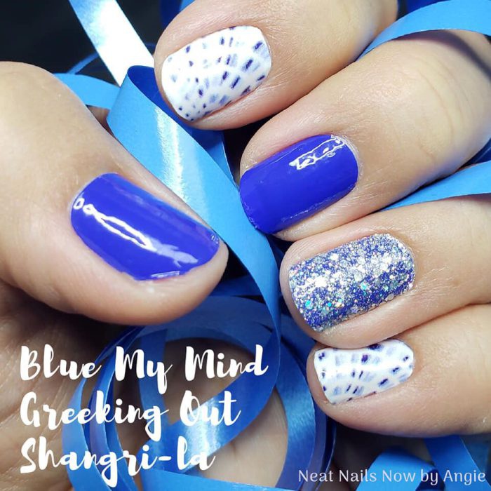 Gorgeous And Easy Blue Nails