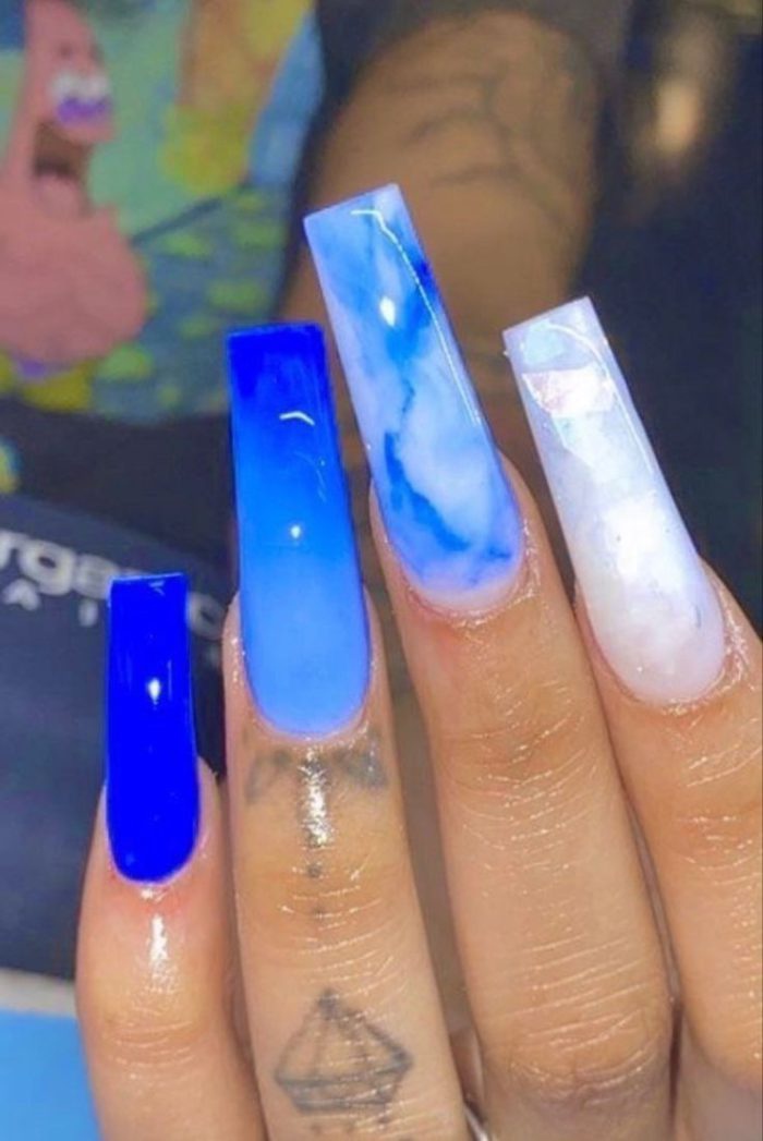 Instagram Baddie Nails Acrylic Designs Ideas