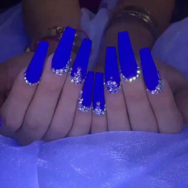 Royal Blue Nails Ideas