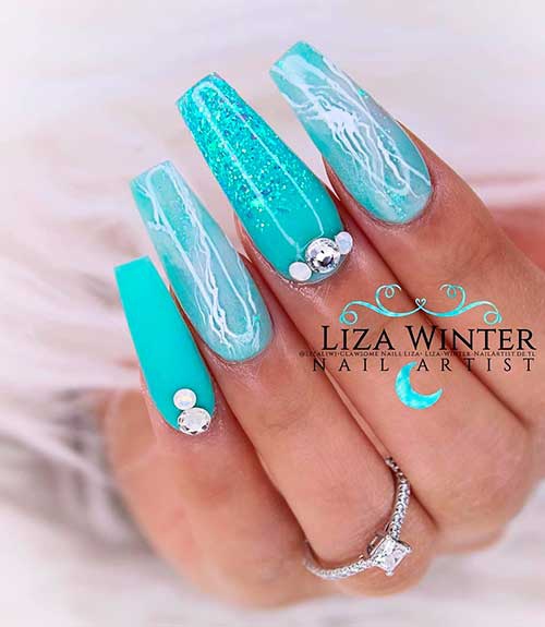 The Cutest Aqua Nails That Suits Every Girl