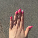 Neon Pinks Matte Nails